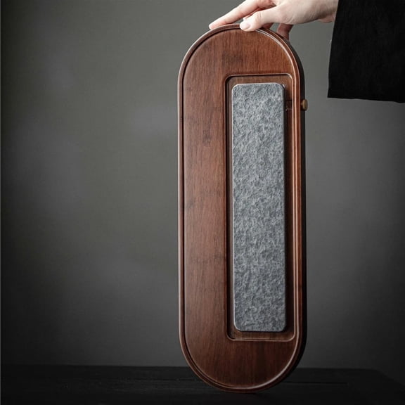 Heavy Bamboo Tea Tray Kung Fu Tea Set Home Japanese Tea Table Dry Bubble Tray Drainage Tray Dry Soaking Table Storage