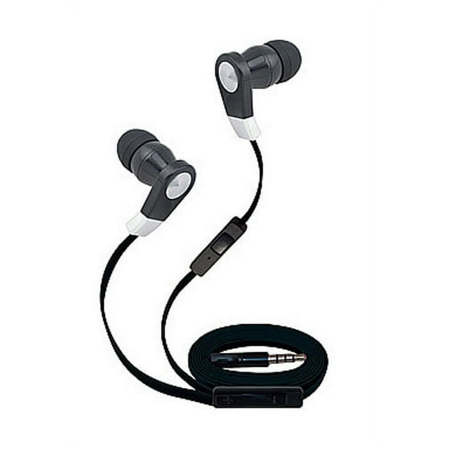 Heavy Bass 3.5mm Stereo Earbuds/ Headset/ Earphones for Nokia 8/ 2/ 5/ X/ 6/ Lumia 930/ 1020/ 920/ 520/ 1520/ 730/ 720 (Black) - w/ Mic + MND Stylus