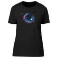 thumbnail image 1 of Heavy Black Hole Drawing T-Shirt Women -Image by Shutterstock, Female Large, 1 of 4