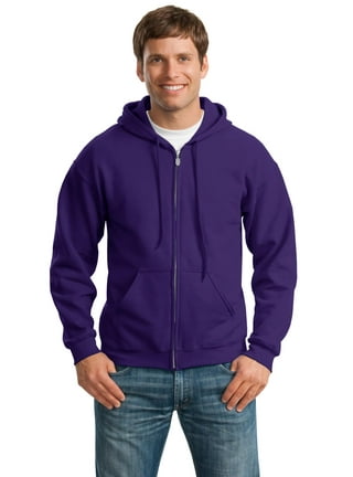 Purple zip hotsell up sweatshirt