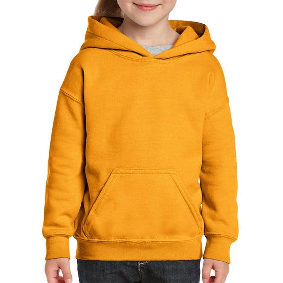 Heavy Blend Youth Hooded Sweatshirt, XL, Gold