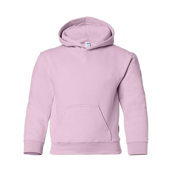 Heavy Blend Youth Hooded Sweatshirt, XS, Light Pink