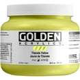 Heavy Body s by GOLDEN, Titanate Yellow, 32 fl. oz. Jar, Professional