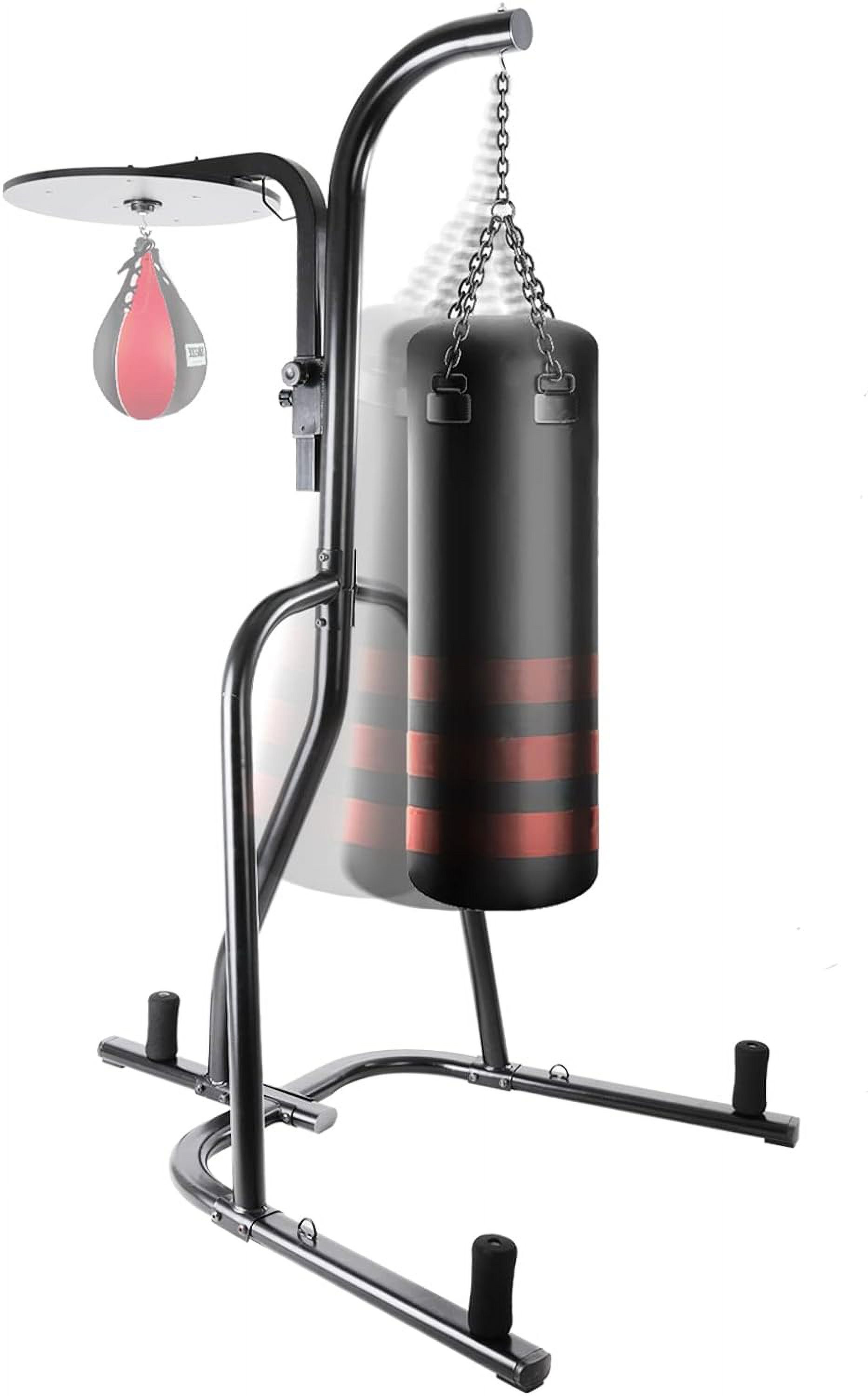 Heavy Boxing Bag and Speed Bag Stand, Steel Punching Stand for Heavy