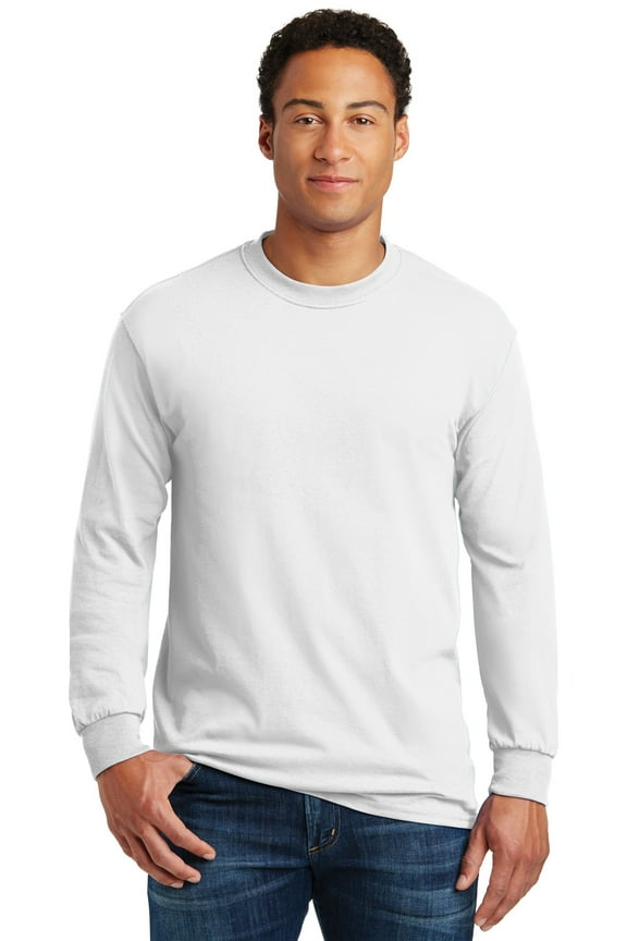 Heavy Cotton 100% Cotton Long Sleeve T-Shirt