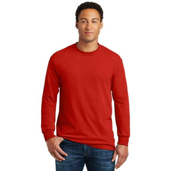 Heavy Cotton 100% Cotton Long Sleeve T-Shirt