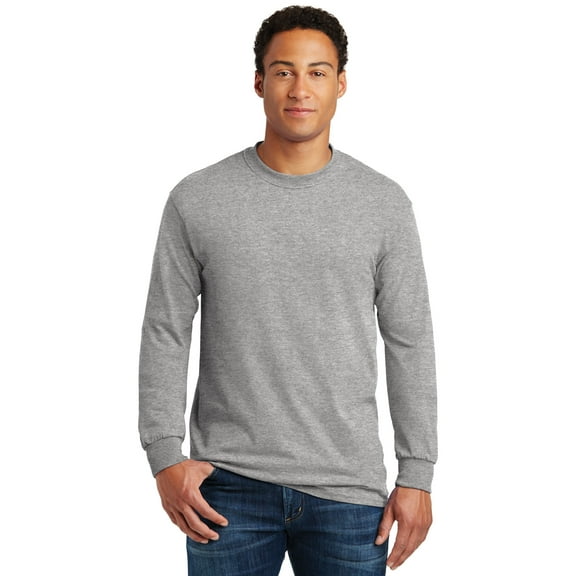 Heavy Cotton 100% Cotton Long Sleeve T-Shirt