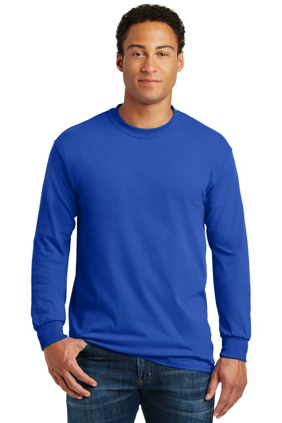 Heavy Cotton 100% Cotton Long Sleeve T-Shirt