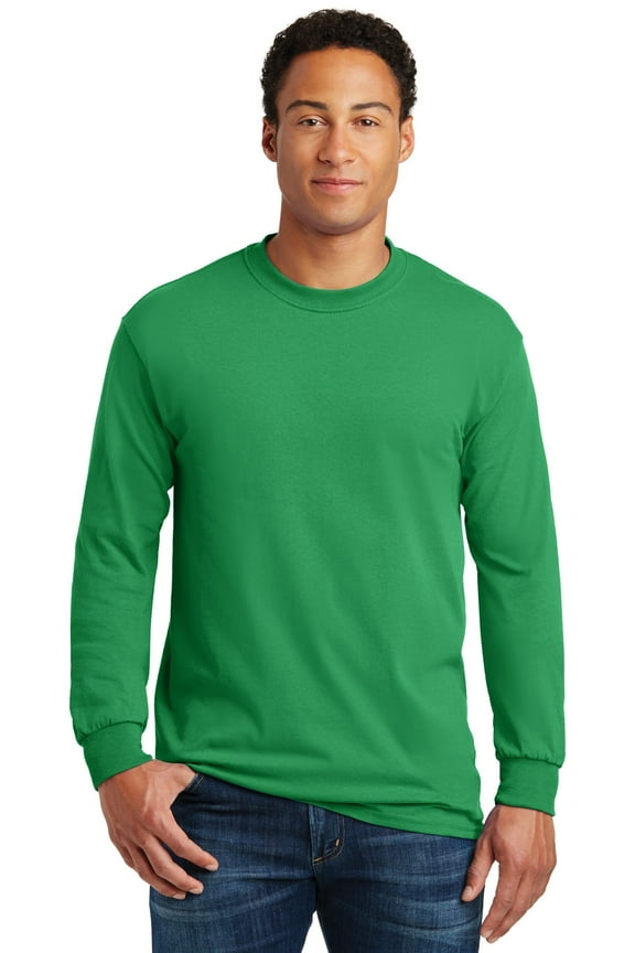 Heavy Cotton 100% Cotton Long Sleeve TShirt