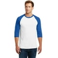 thumbnail image 1 of Heavy Cotton #8482 3/4-Sleeve Raglan T-Shirt, 1 of 1