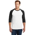 thumbnail image 1 of Heavy Cotton #8482 3/4-Sleeve Raglan T-Shirt, 1 of 1