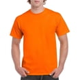 thumbnail image 1 of Heavy Cotton Safety Orange Adult T-Shirt, Medium - Case of 12, 1 of 1