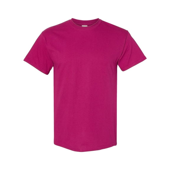 Heavy Cotton T-Shirt, L, Berry