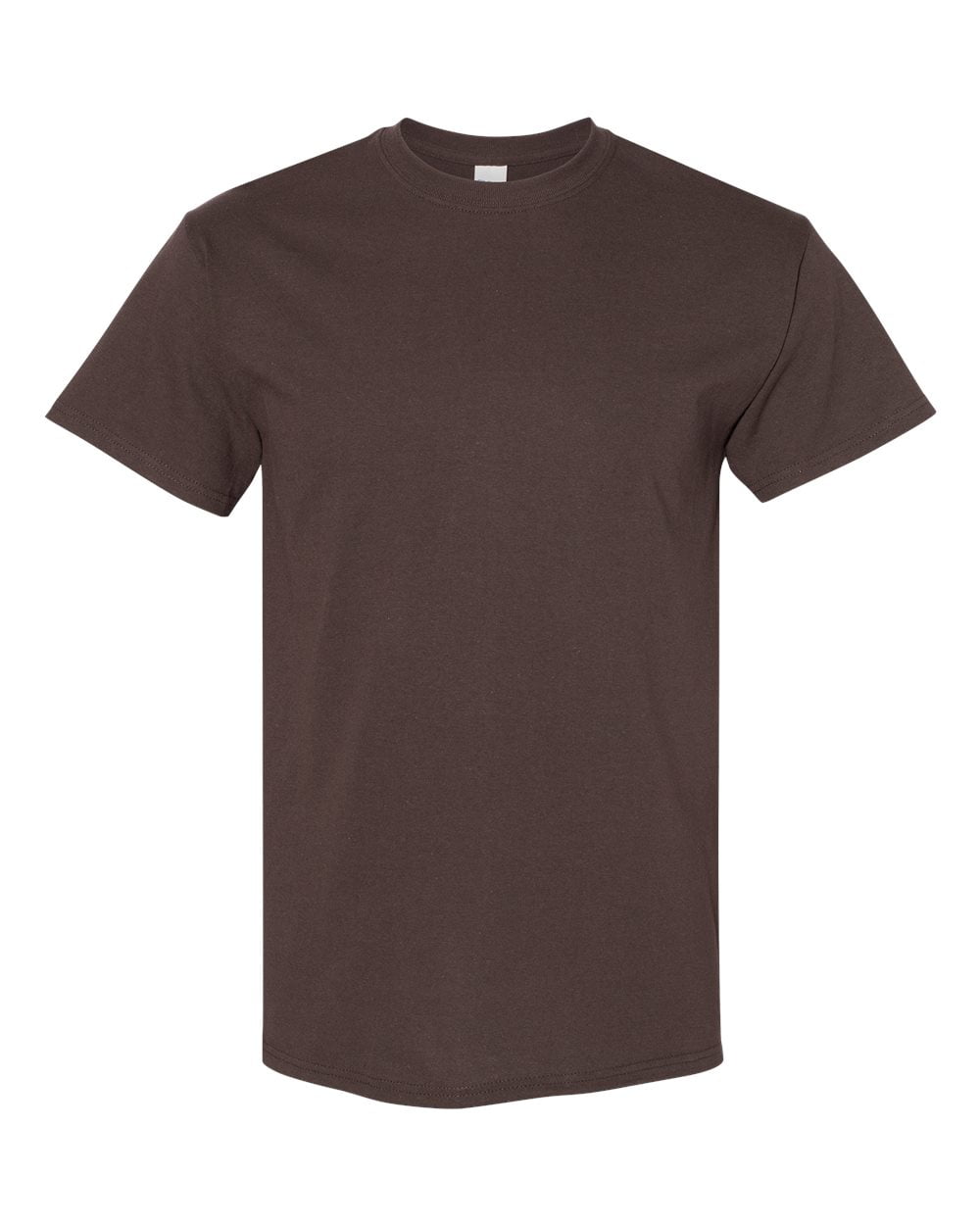 Comfy Heavy Cotton T-Shirt – Dark Chocolate Color, Classic Fit For Everyday Wear - View #7