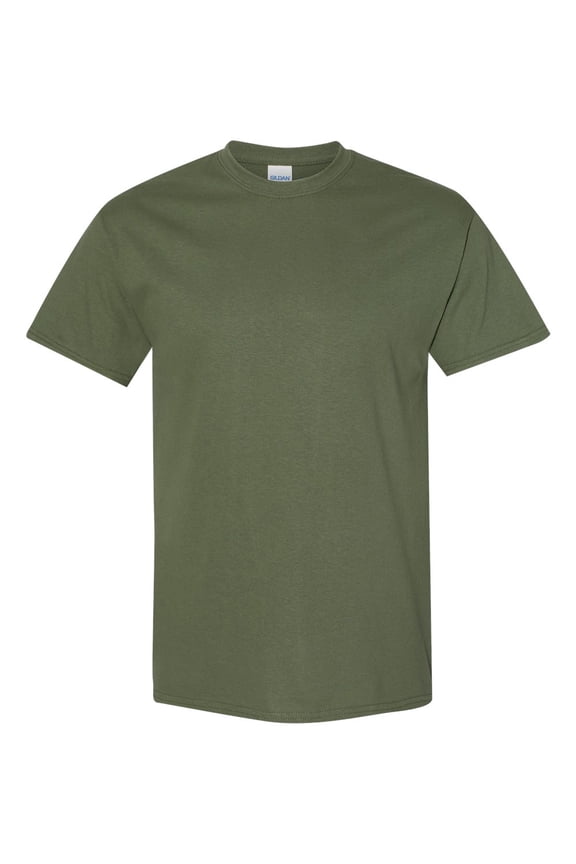 Heavy Cotton T-Shirt, S, Military Green