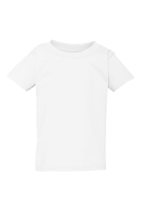 Heavy Cotton Toddler T-Shirt, 2T, White