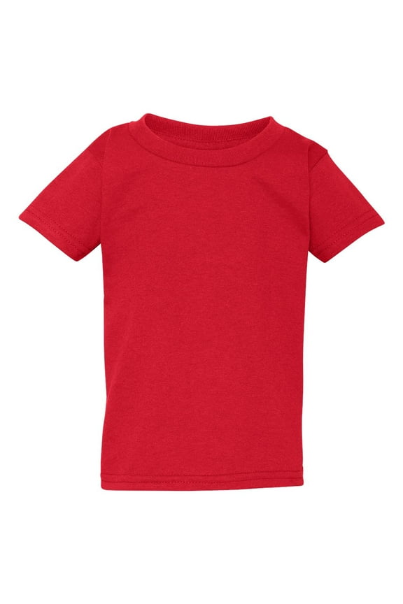- Heavy Cotton Toddler T-Shirt - 5100P - Red - Size: 3T