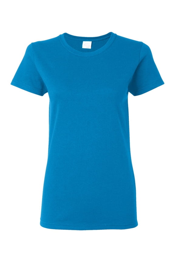 Heavy Cotton Women’s T-Shirt, L, Sapphire