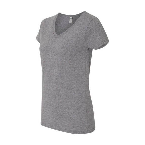 Heavy Cotton Women's V-Neck T-Shirt - 5V00L