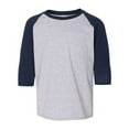 thumbnail image 1 of Heavy Cotton™ Youth Raglan Three-Quarter Sleeve T-Shirt, 1 of 3