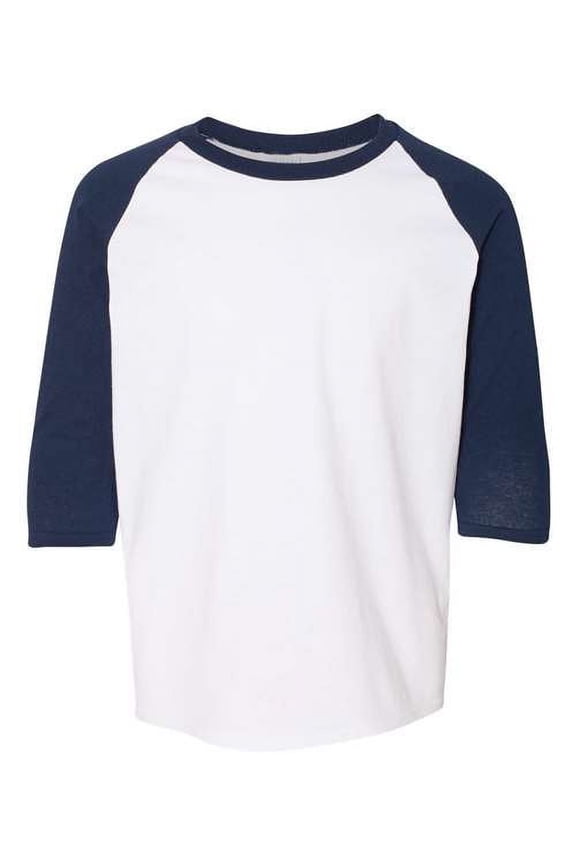 Heavy Cotton™ Youth Raglan Three-Quarter Sleeve T-Shirt
