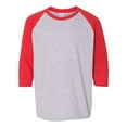 thumbnail image 1 of Heavy Cotton™ Youth Raglan Three-Quarter Sleeve T-Shirt, 1 of 3