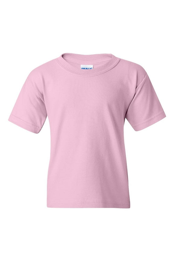 Heavy Cotton Youth T-Shirt, L, Light Pink