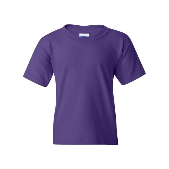 Heavy Cotton Youth T-Shirt, M, Purple