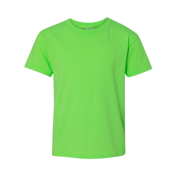 Heavy Cotton Youth T-Shirt, XL, Neon Green