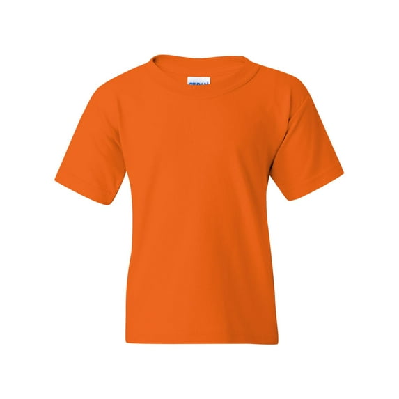 Heavy Cotton Youth T-Shirt, XL, Safety Orange