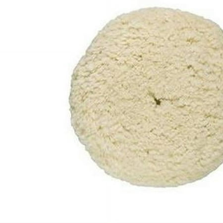 Heavy Cut Rotary Wool Buffing Pad - White