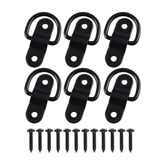 Heavy D Rings Lashing Eyelets For Ties down Straps Cables Secure Anchoring Point In Utility Vehicles Workshops Warehouse