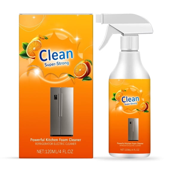 Oil Stain Cleaner Kitchen Refrigerator Cleaner Household Heavy Oil Stain Cleaner Kitchen Cleaner Foam Decontamination Stove 120ml