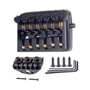 Heavy Duties Headless Electric Guitar Bridge Tailpiece in Alloy Design for Intonation and Easy Installation