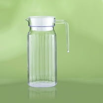 Heavy-Duty 0.8L Acrylic Juice Pitcher with Lid, BPA Free, Shatterproof Beverage Pot for Home, Restaurant, Bar, Buffet, Iced Tea, Water, Cold & Hot Drinks