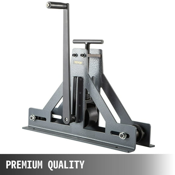 Heavy-Duty 1-1/2" Manual Tube Roller Bender Precision Square/Rectangular Tubing Roller with 14 Gauge Capacity for Mild Steel, Copper, and Aluminum Flat Bars