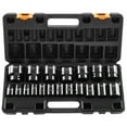 thumbnail image 1 of 1/2 Inches Drive Impact Socket Set 19-Piece, SAE Standard & Metric Combo, 6-Point Deep Wall Sockets for Impact Wrench, 1 of 11