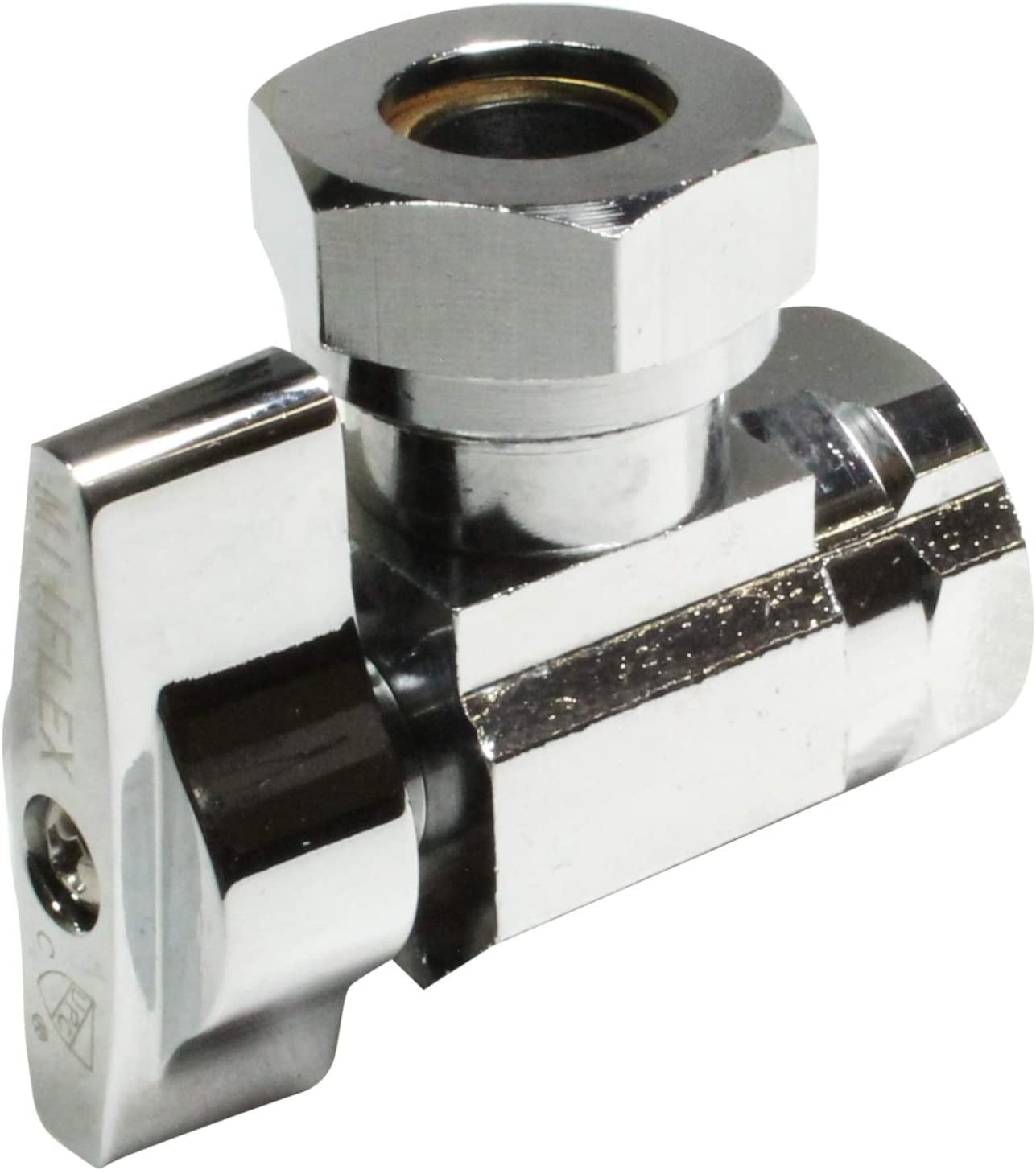 Heavy Duty 1/2 in. FIP Inlet x 7/16 in. - 1/2 in. OD Slip Joint Outlet ...