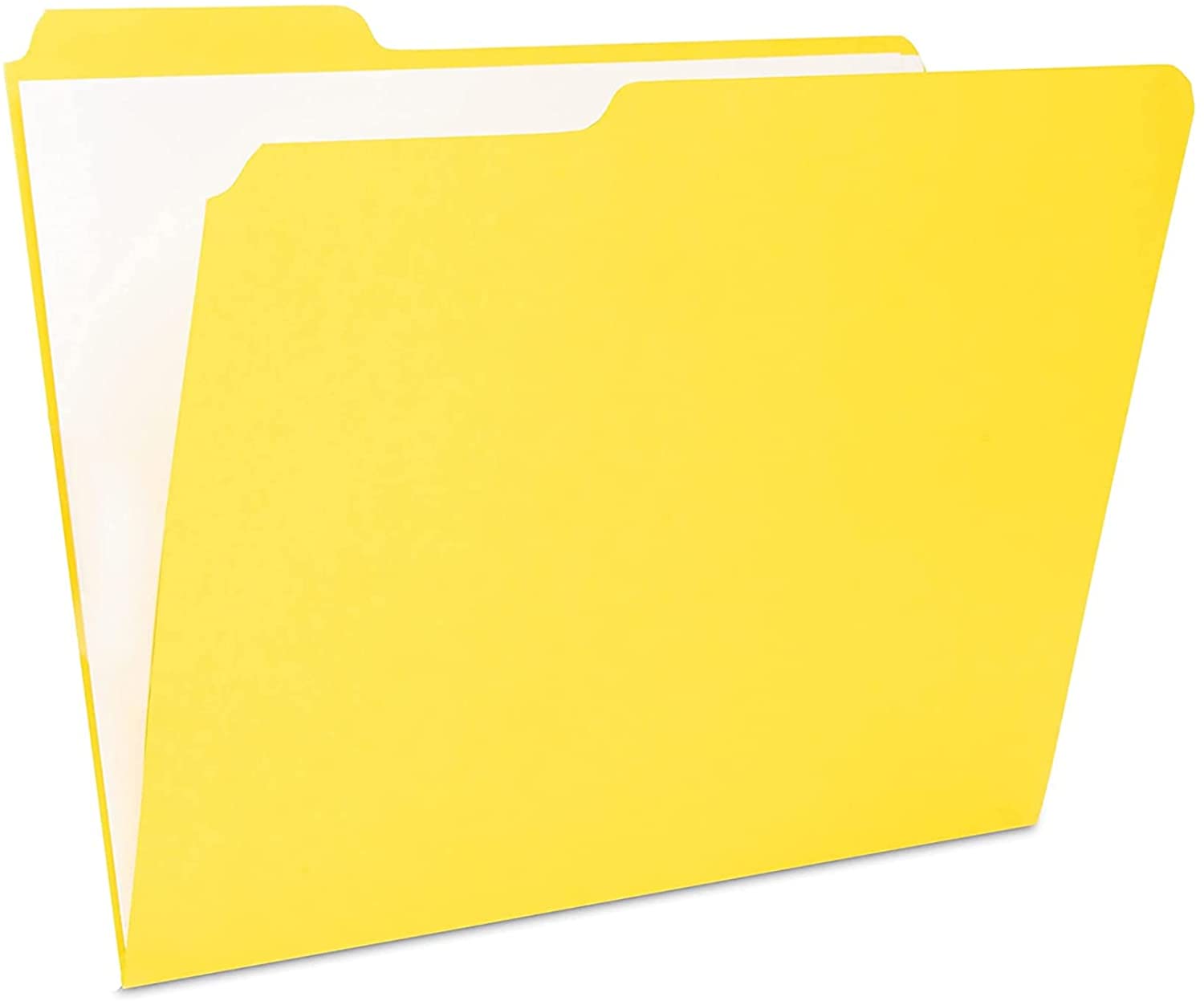 Heavy Duty 1/3 Cut Manilla File Folders 100 Pack Assorted Tab Colors