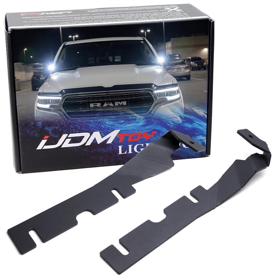 Heavy Duty 1/5-Inch Solid Steel Constructed A-Pillar Ditch Light Mounting Bracket Hardware For Dodge 2019-up RAM 1500 (Not for TRX)
