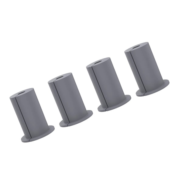 Heavy Duty 1 Inch Rubber Cable Wall Pass Through Grommet Kit and Ethernet Routing Seals for Home Office and Outdoor Organization Grey 4 Pack / 25.4 mm Dual Unit