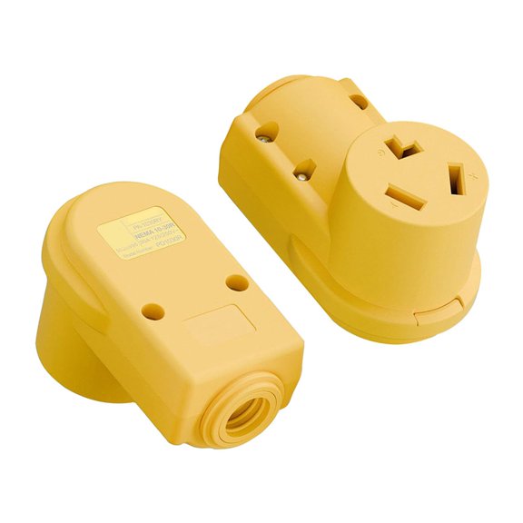 Heavy Duty 10-30R Power Outlet Housing 125V/250V Industrial Plug Adapter For Commercial Outdoor Use