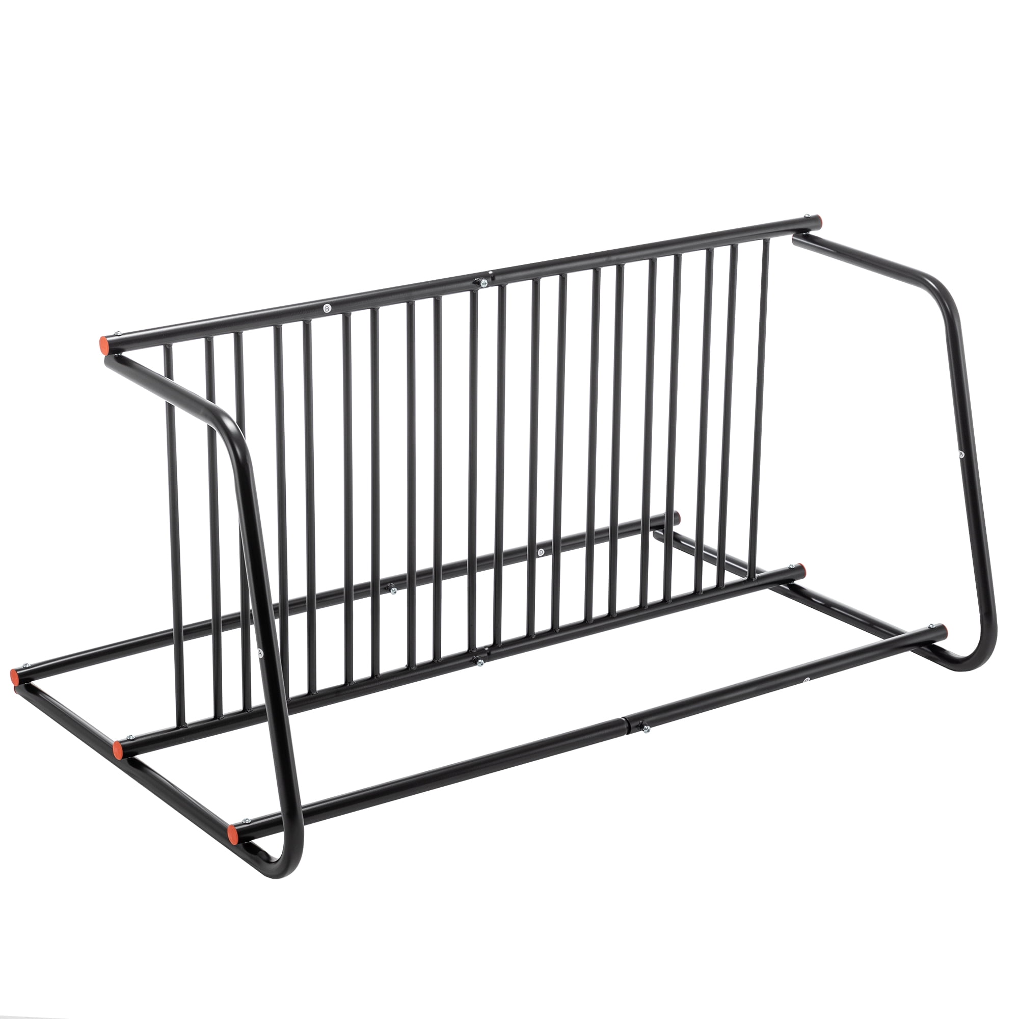 Heavy-Duty 10-Bike Floor Rack, 60” Dual-Sided Freestanding Steel Stand ...