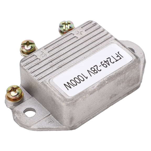 Heavy Duty 1000W Automotive Electronic Regulator Aluminum Alloy Voltage Regulator Rectifier For Intelligent Diesel Generator Charger Output 28V Measures 8.0 x 6.0 x 3.0 Inches / 20.3 x 15.2 x 7.6 cm