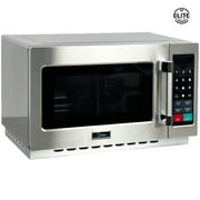 Heavy Duty 1000W Commercial Microwave Oven  1.2 Cu. ft. Stainless Steel