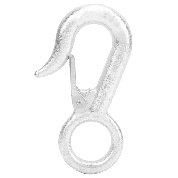 Heavy-Duty 1000lb Alloy Steel Lifting Hook,Large Opening Rigging Accessory,Enhanced Load-Bearing for Industrial Use,Corrosion-Resistant Construction Hook for Factories, Construction, and Transp