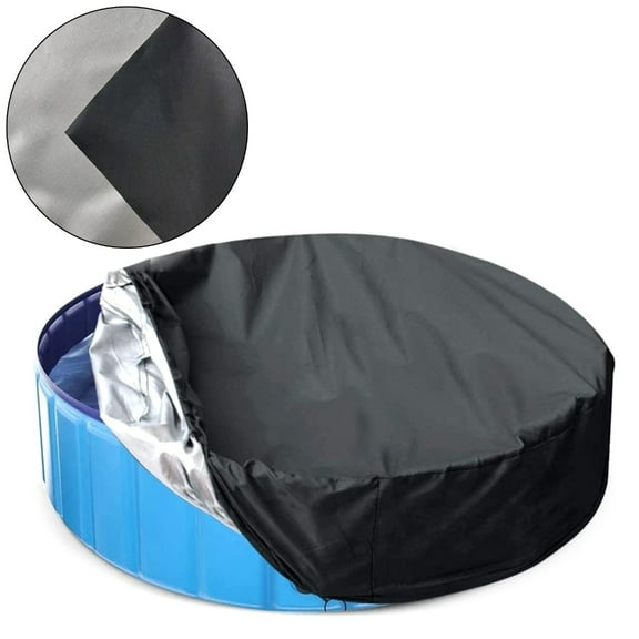 Heavy Duty 10FT Round Pool Cover Heavy Duty Waterproof Round Pool Cover for Above Ground Pool Windproof Rope Dustproof