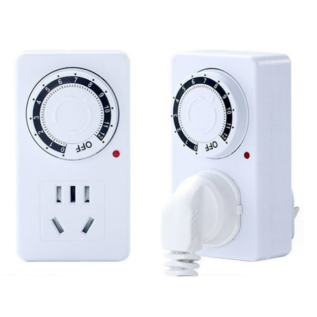 Heavy Duty 12/24 Hour PlugIn Smart Timer Switch Mechanical Timer