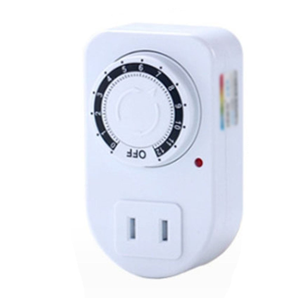 Heavy Duty 12/24 Hour PlugIn Smart Timer Switch Mechanical Timer