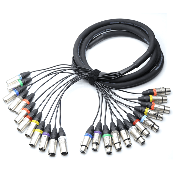 Heavy Duty 12 Channel 10ft XLR Audio Snake